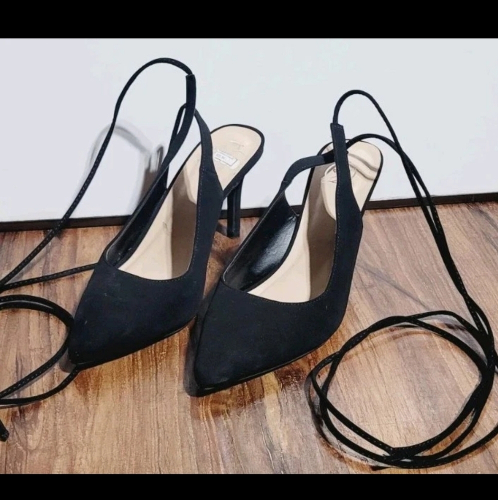 Lace Up  Womwns High Heels  Pointed Toe